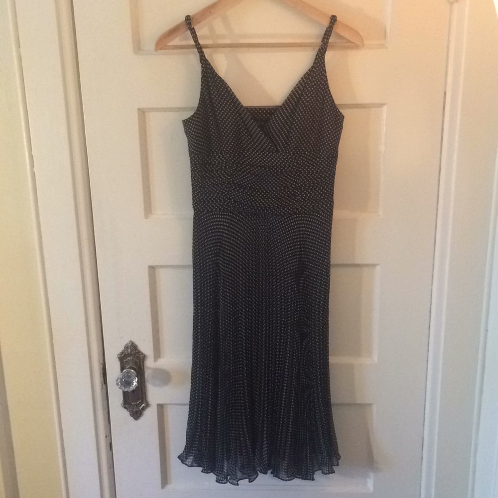 Laundry by Shelli Segal Silk Polka Dot Dress